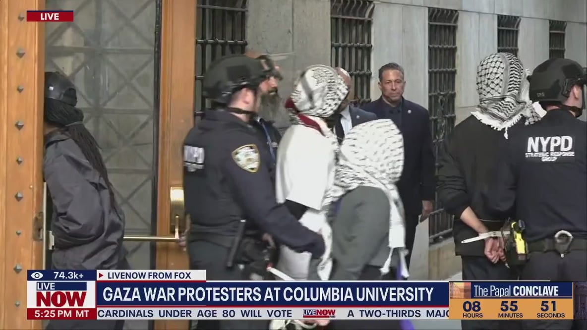 Gaza war protesters arrested at Columbia University
